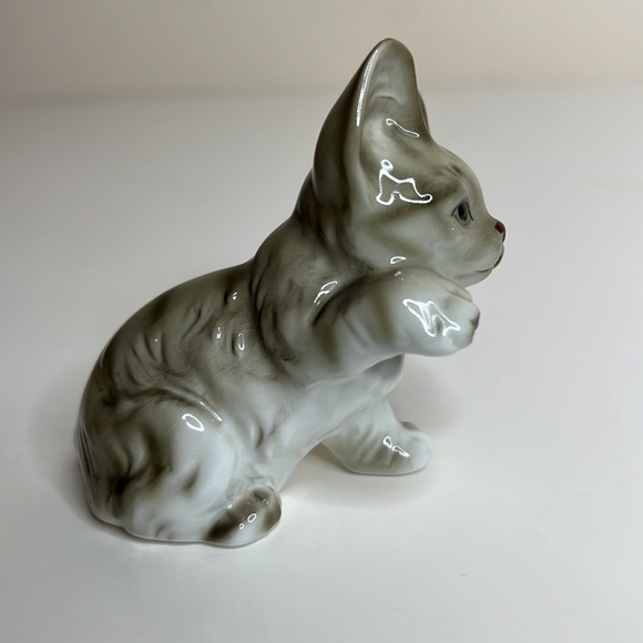Vintage porcelain cat - Picture 2 of 6
